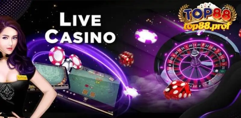 Sảnh casino live TOP88 chất lượng
